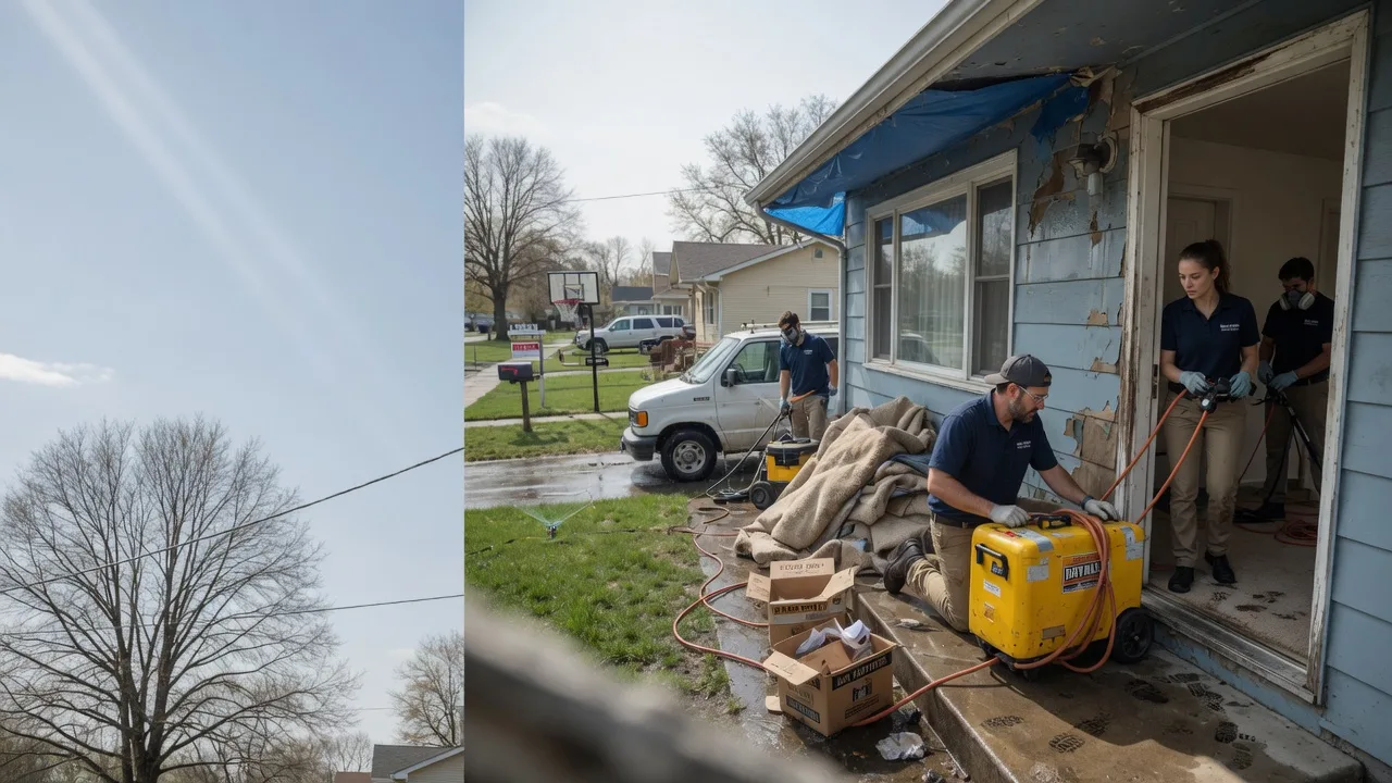 Basement Flood Cleanup in Branchland, WV near me